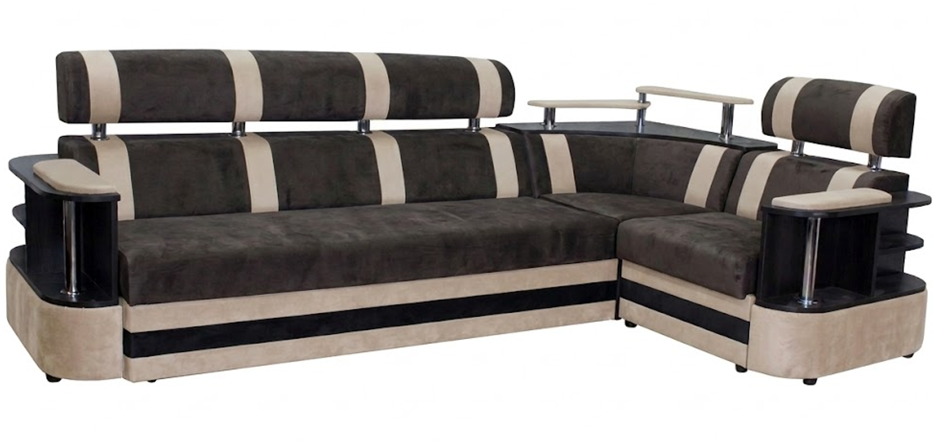 Диван угловой Дубай УД4 Тк. Levis 07 + Levis 05 1 кат Евромебель