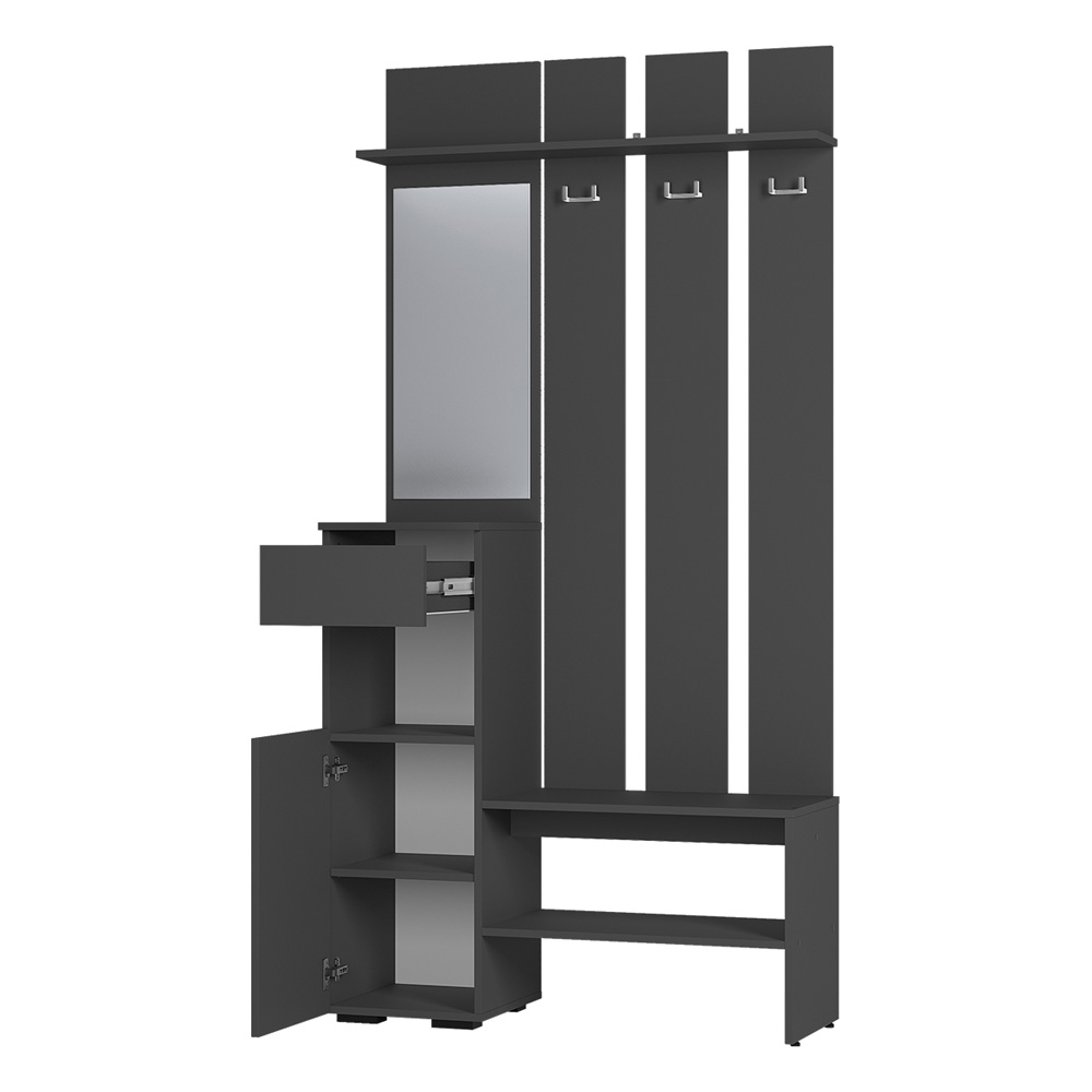 Прихожая "Мия" ПР-03 графит (графит)