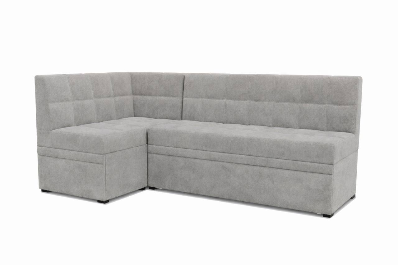 Диван угловой Регина-8 Бриз ДКУ левый Тк.Монако 14 U смоки 1 кат Регина