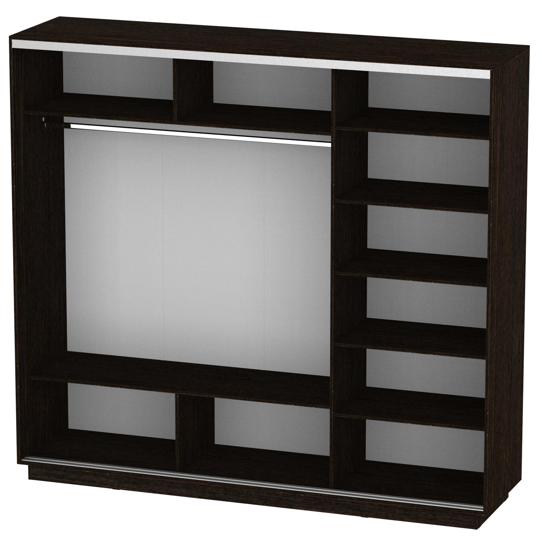 Корпус шкафа ТАНДЕМ 2400х2200х600 венге