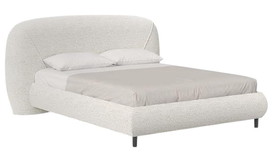 ЛД 353.020.000 Пьетра Кровать 1600 мягкая универсальная (Светло-серый, ткань QUEEN cinder)