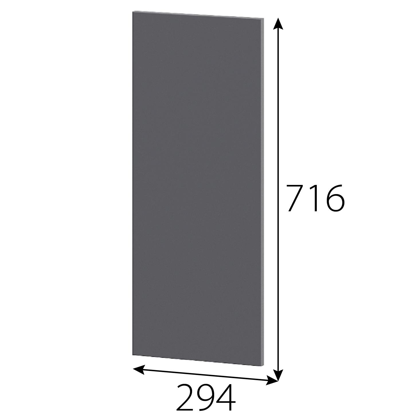 Кухонный гарнитур "Этна" Фасад МДФ (4в1_4с1_10ус1) Софт Графит