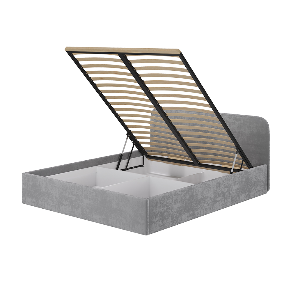 Кровать 1,6 м "Лофт" КР-18 Хром