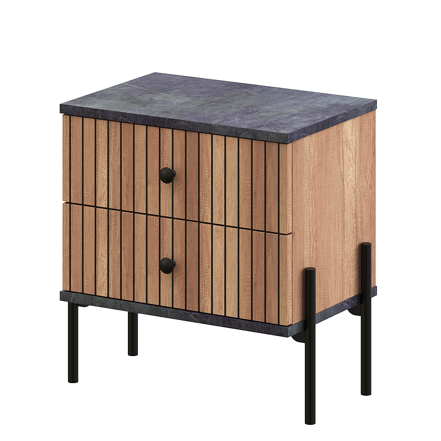 Денвер № 23 Тумба прикроватная 2 ящ