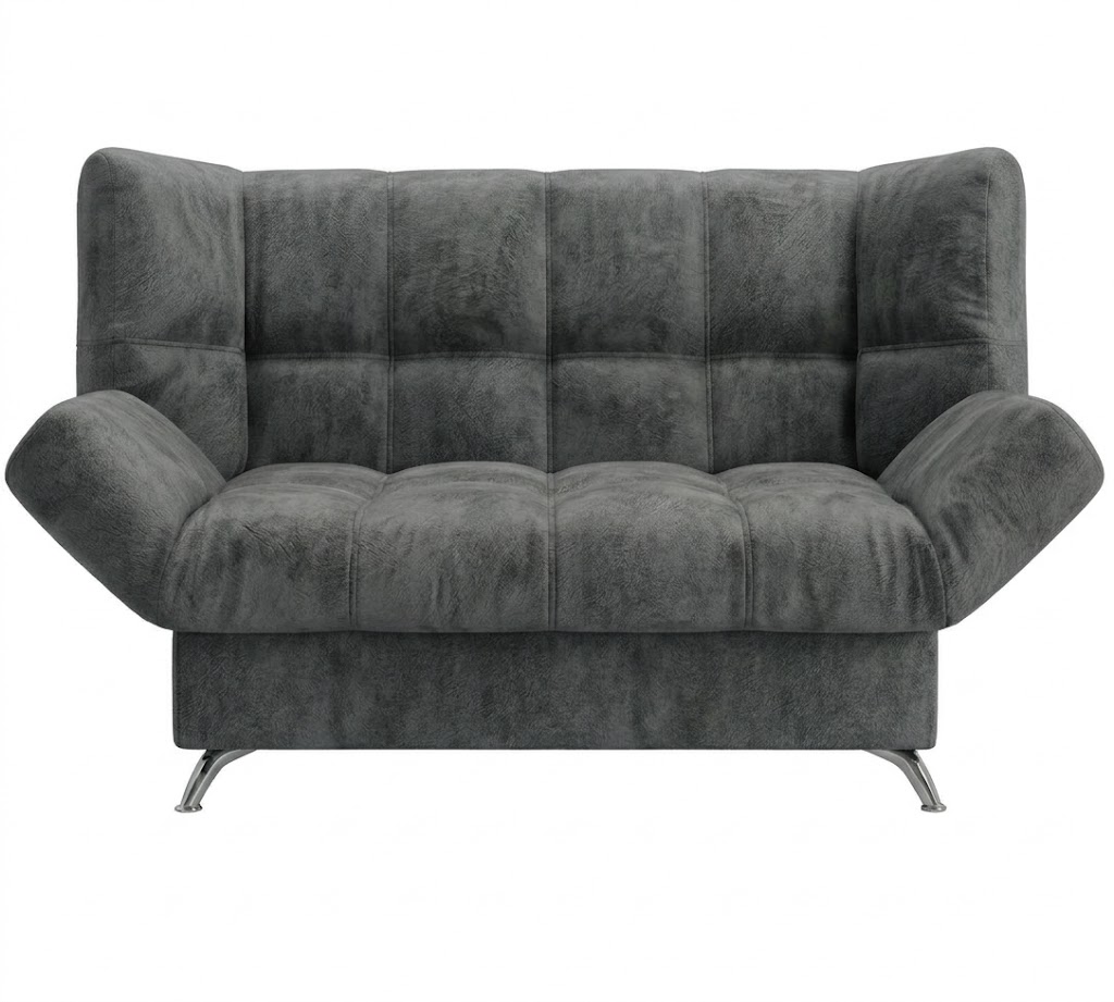 Диван Клик-кляк 8 ДК прямой Тк.Joy 13 темно-серый 1 кат Апогей