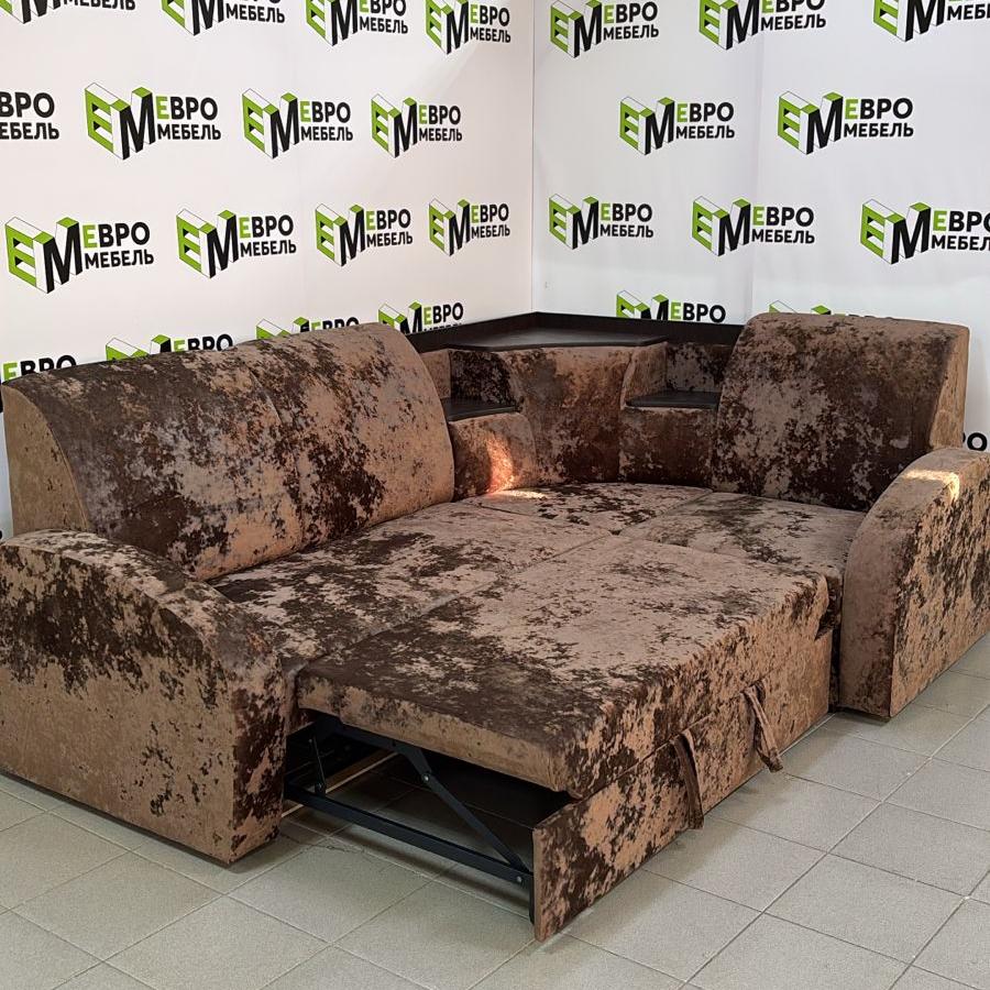 Диван угловой Лотос УД3 Тк.Джес 32 1 кат Евромебель