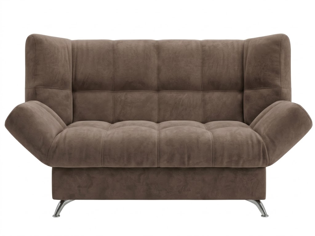 Диван Клик-кляк 8 ДК прямой Тк.Levis 5 кофе с молоком 1 кат Апогей