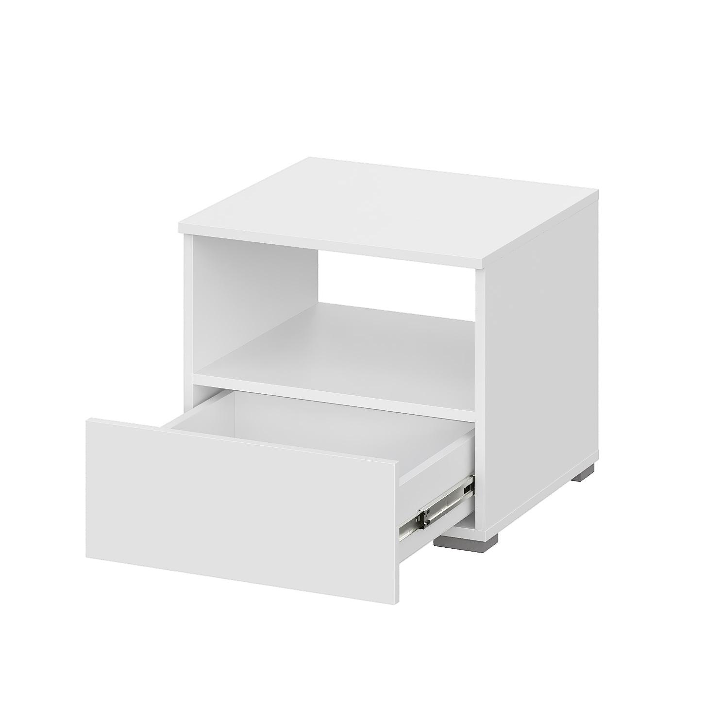 Люмо Тумба прикроватная ТБ 01 504х442х460 (БЕЛ/БЕЛ)