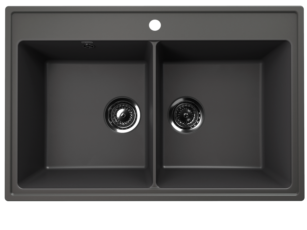 Кухонная мойка S-35 (асфальт) матовый