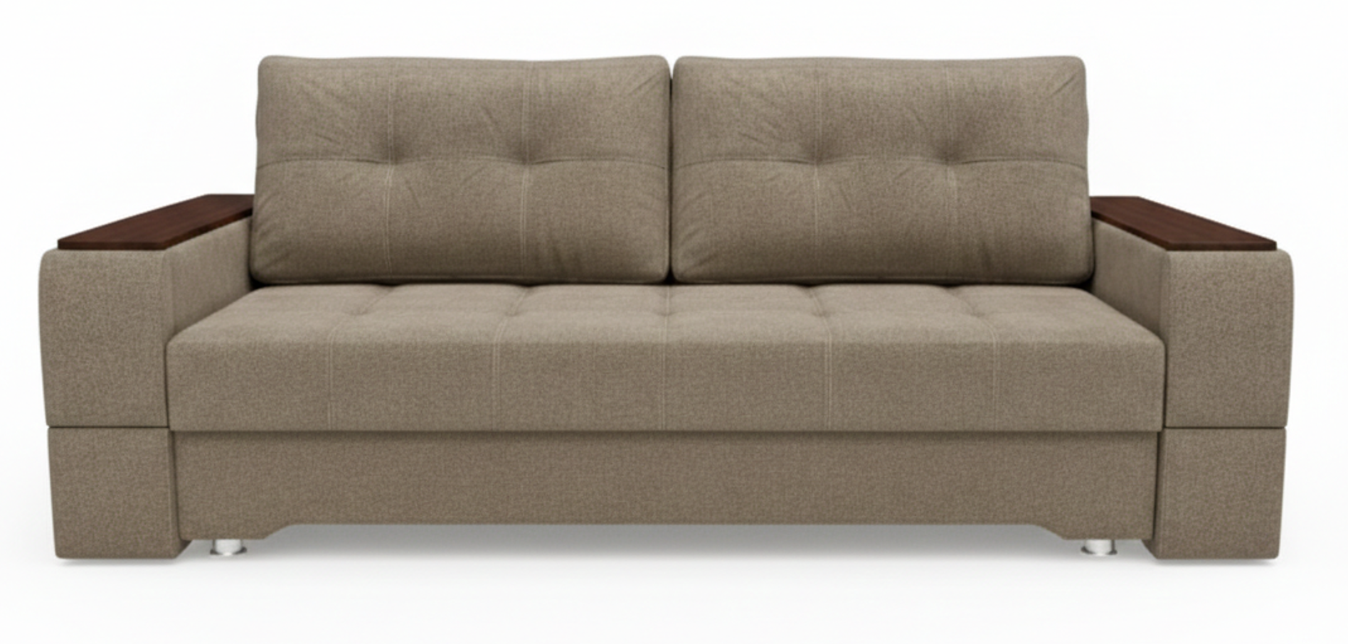 Диван Атлант-2 ДК прямой Тк.Levis 5 кофе с молоком 3 кат Апогей