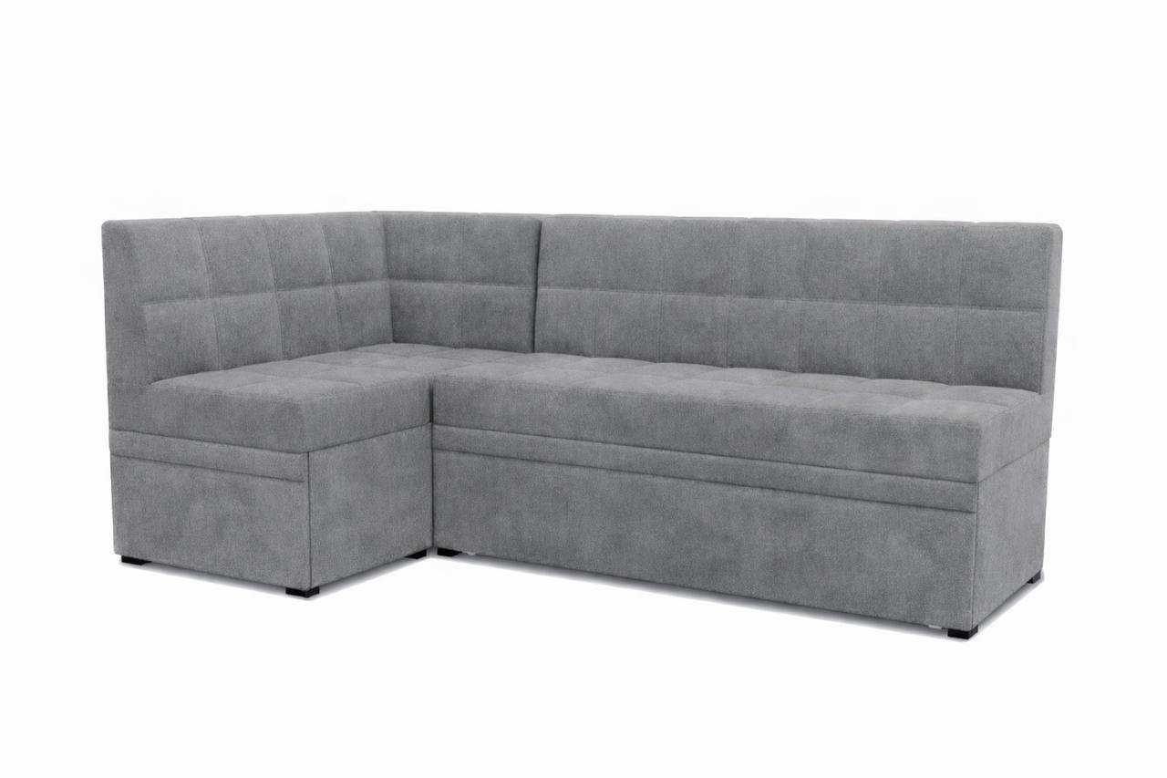 Диван угловой Регина-8 Бриз ДКУ левый Тк.Монако 06 грей 1 кат Регина