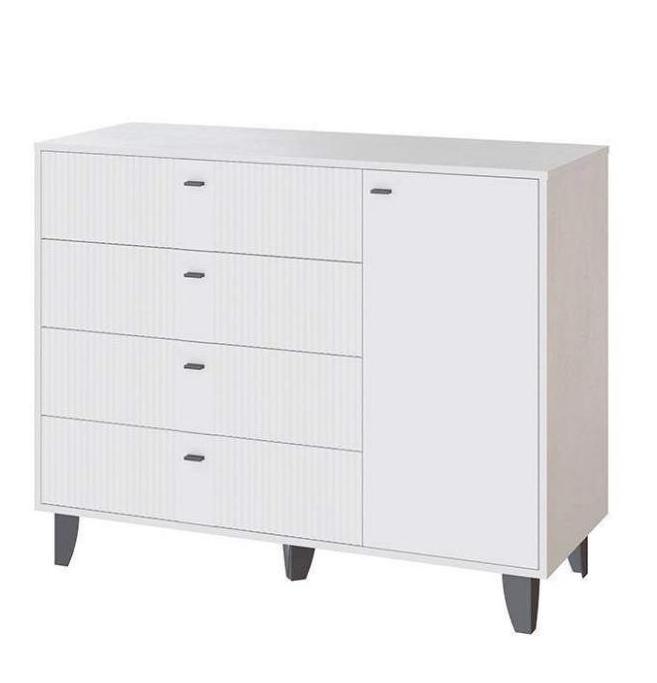 Комод Катрин-13 белый/белый снег