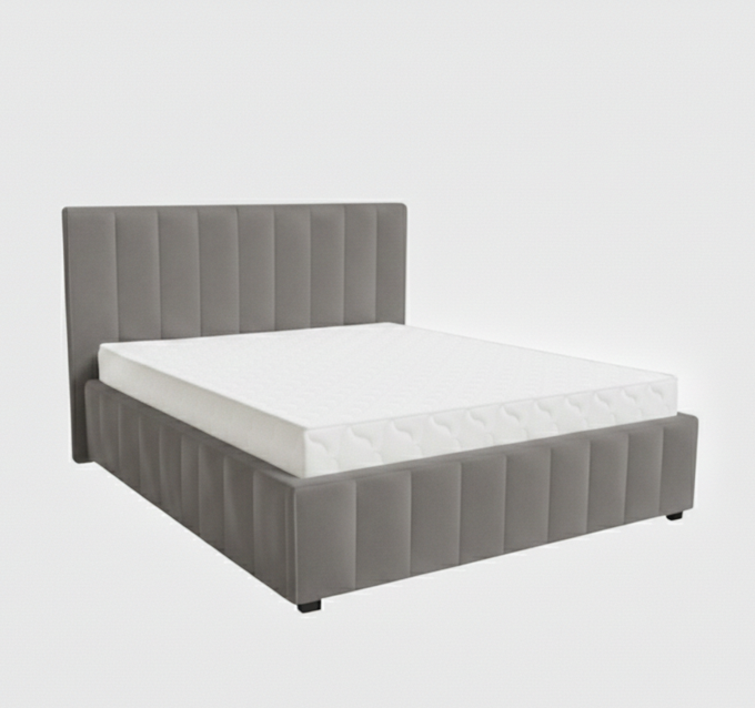 Кровать Кордова-1 1,6*2,0 с П.М. Тк. Frisco 82 UNIQ 3 кат  Апогей