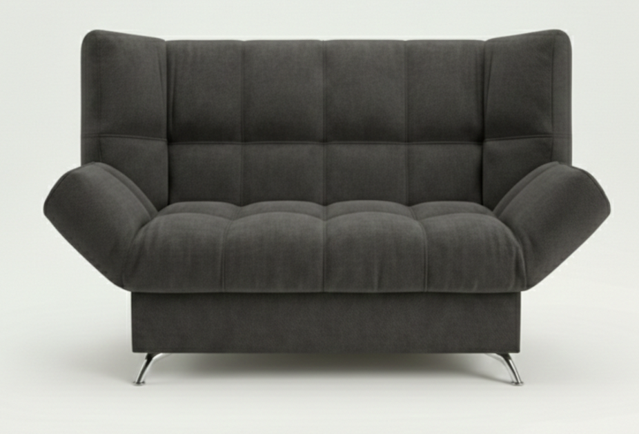 Диван Клик-кляк 8 ДК прямой Тк.Боска VL-1912-26 (графит) 3 кат Апогей