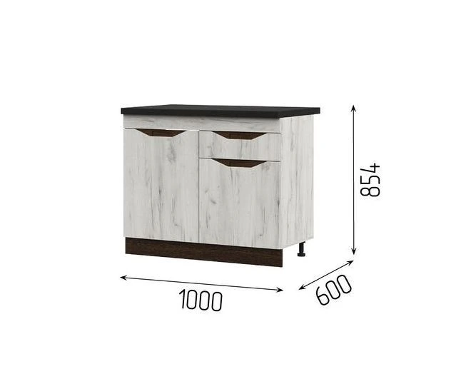 ПАОЛА Кухня 2000х2160х600, ВЕН/КРАФТ БЕЛ