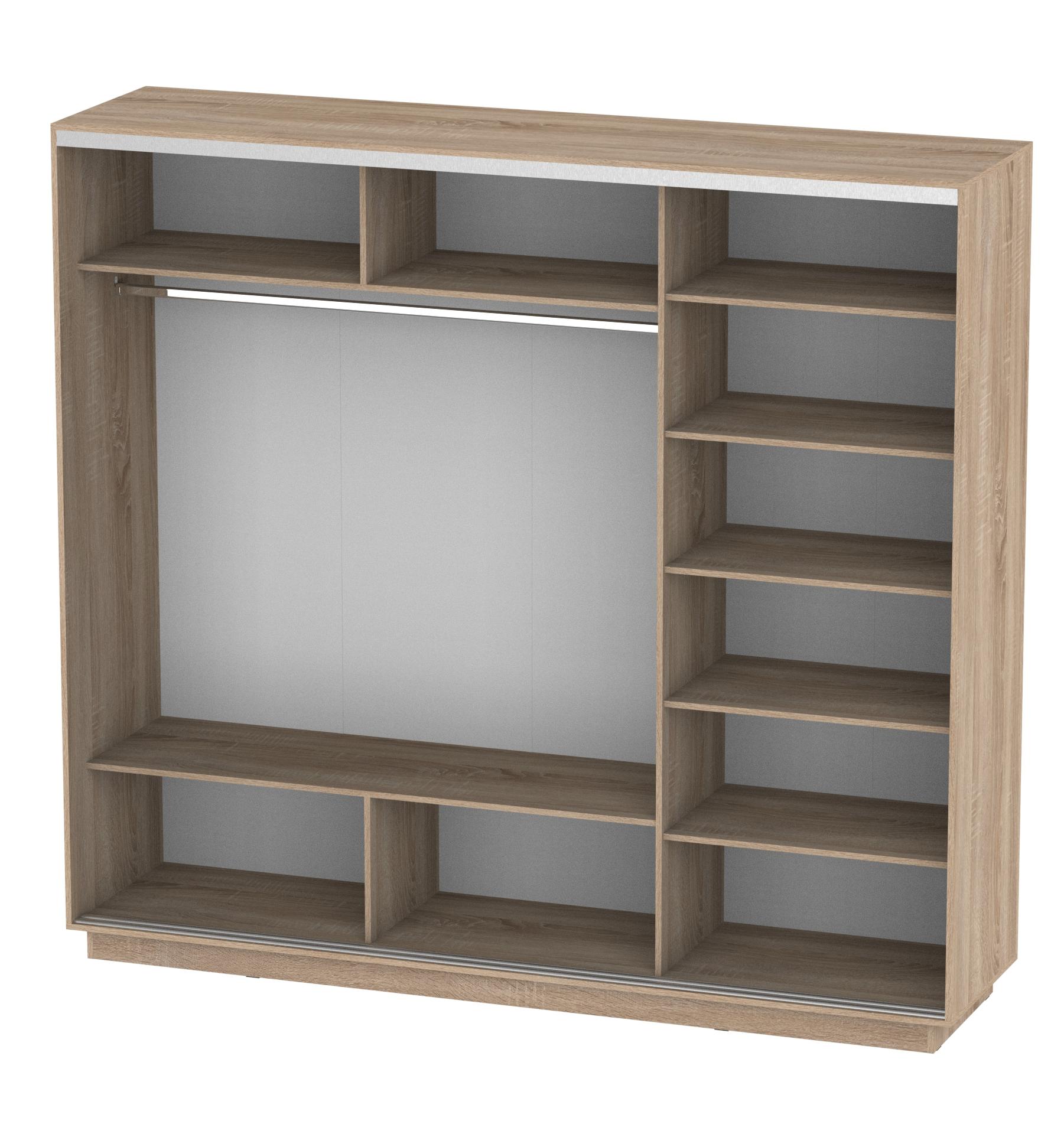 Корпус шкафа ТАНДЕМ 2400х2400х600 дуб молочный