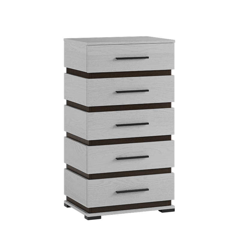 Гостиная Модена комод МК-1 белый/венге