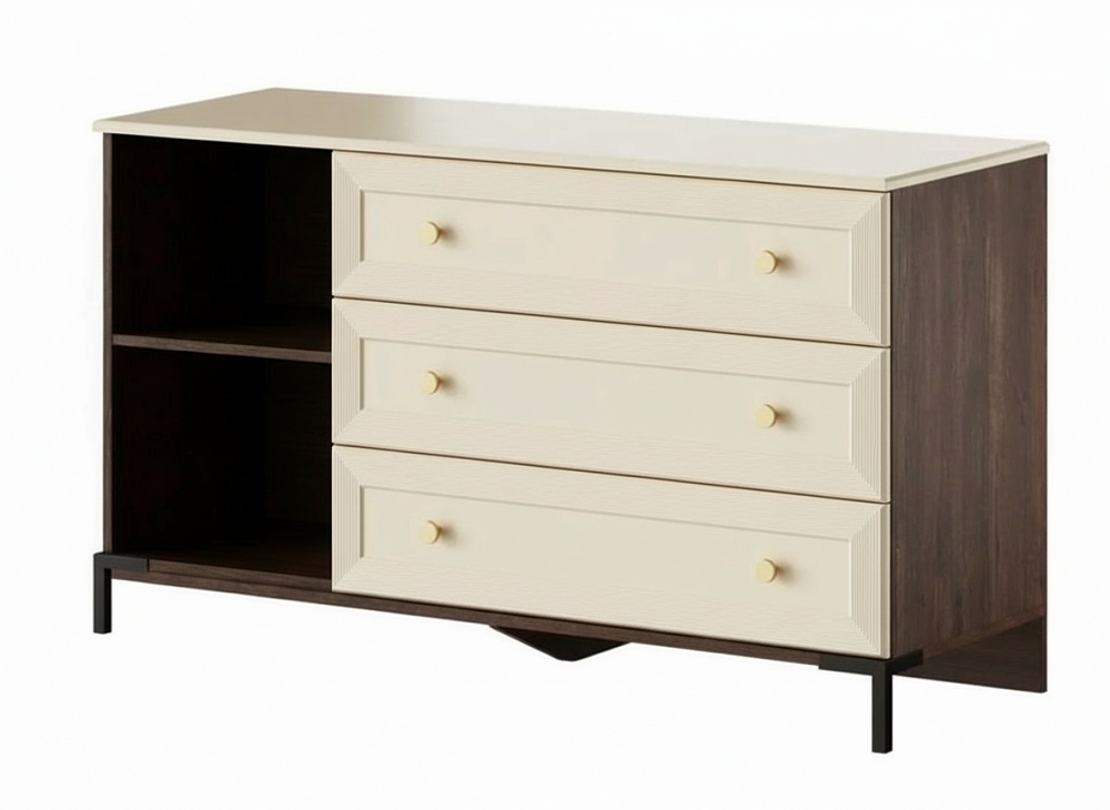 Тиана Тумба 1303 с ящ+дв Дуб Апрель темный/Оливин