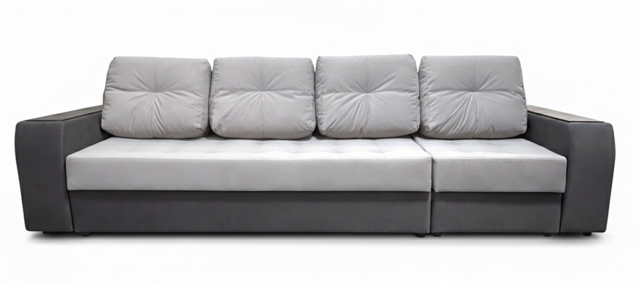 Диван Монтана Д3/Д1 Тк.Epic 80 Ash + Epic 89 4 кат ЭКО