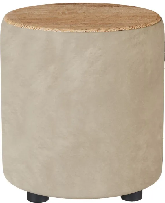 Пуф Пай бежевый/мдф дуб канадский