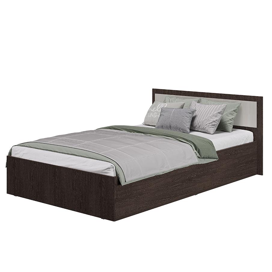 Кровать 1,2 м "Фиеста" венге/лоредо