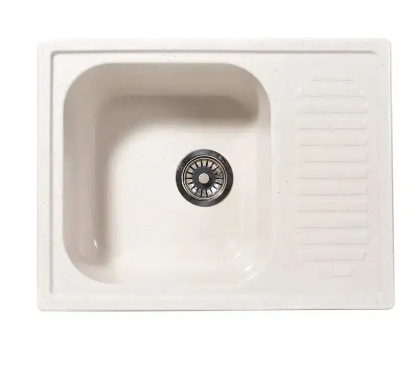 Кухонная мойка S-11 (белый крап) матовый