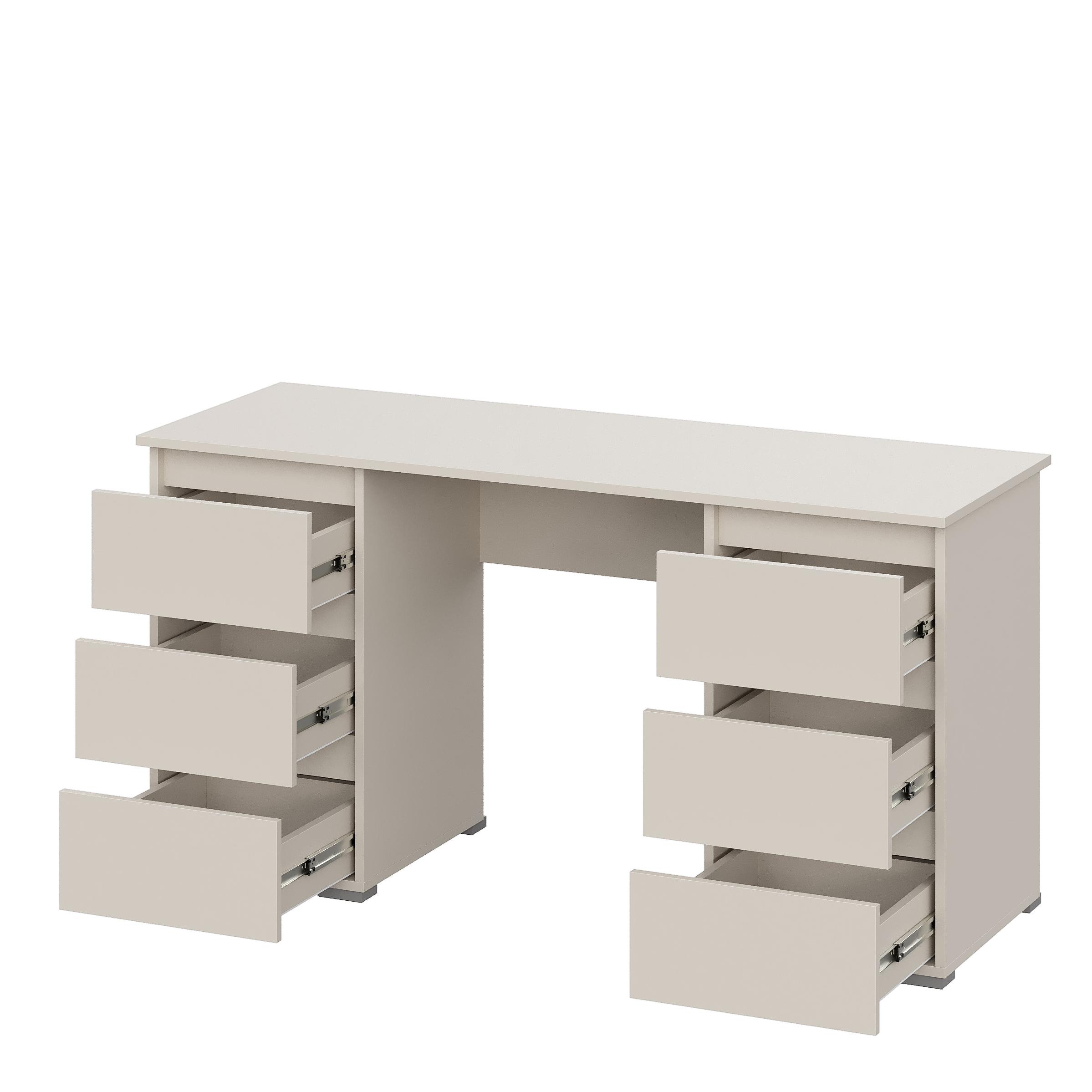 Люмо Стол с ящиками ПС 02 1420х730х500 (Кашемир)