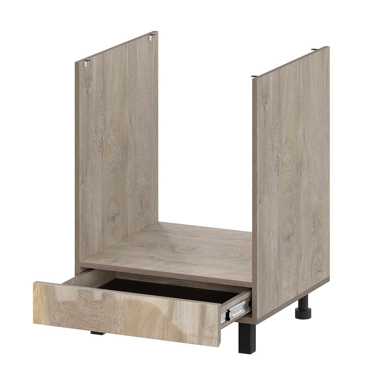 Кухонный гарнитур "Этна" Стол под плиту 600 (6д1я) Дуб Эндгрейн