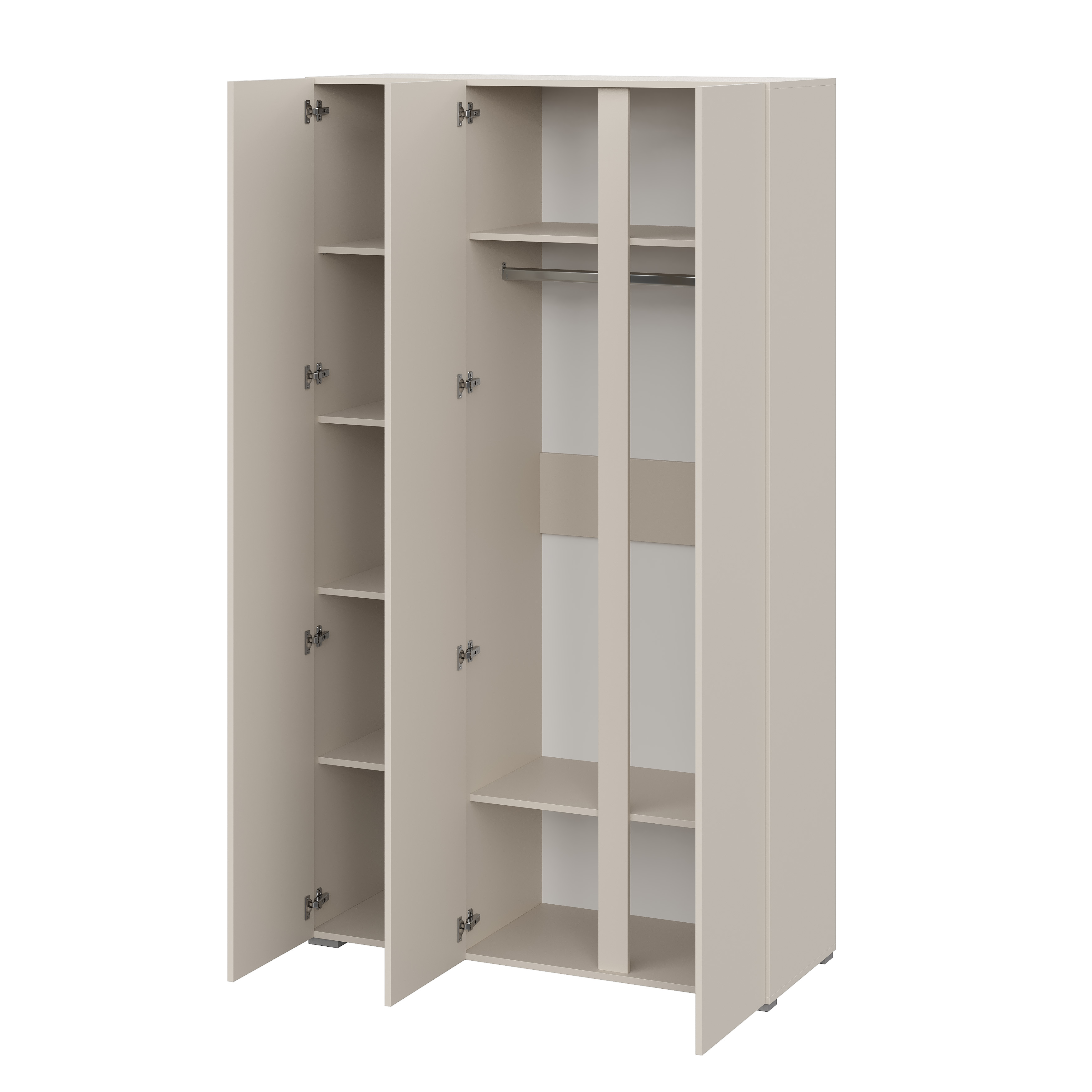 Люмо Шкаф с зеркалом ШК 02 1200х2100х460 (Кашемир)