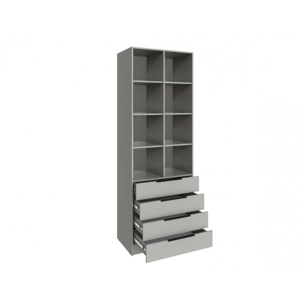 Стеллаж Мадрид (0,8) с 4 ящ. кашемир