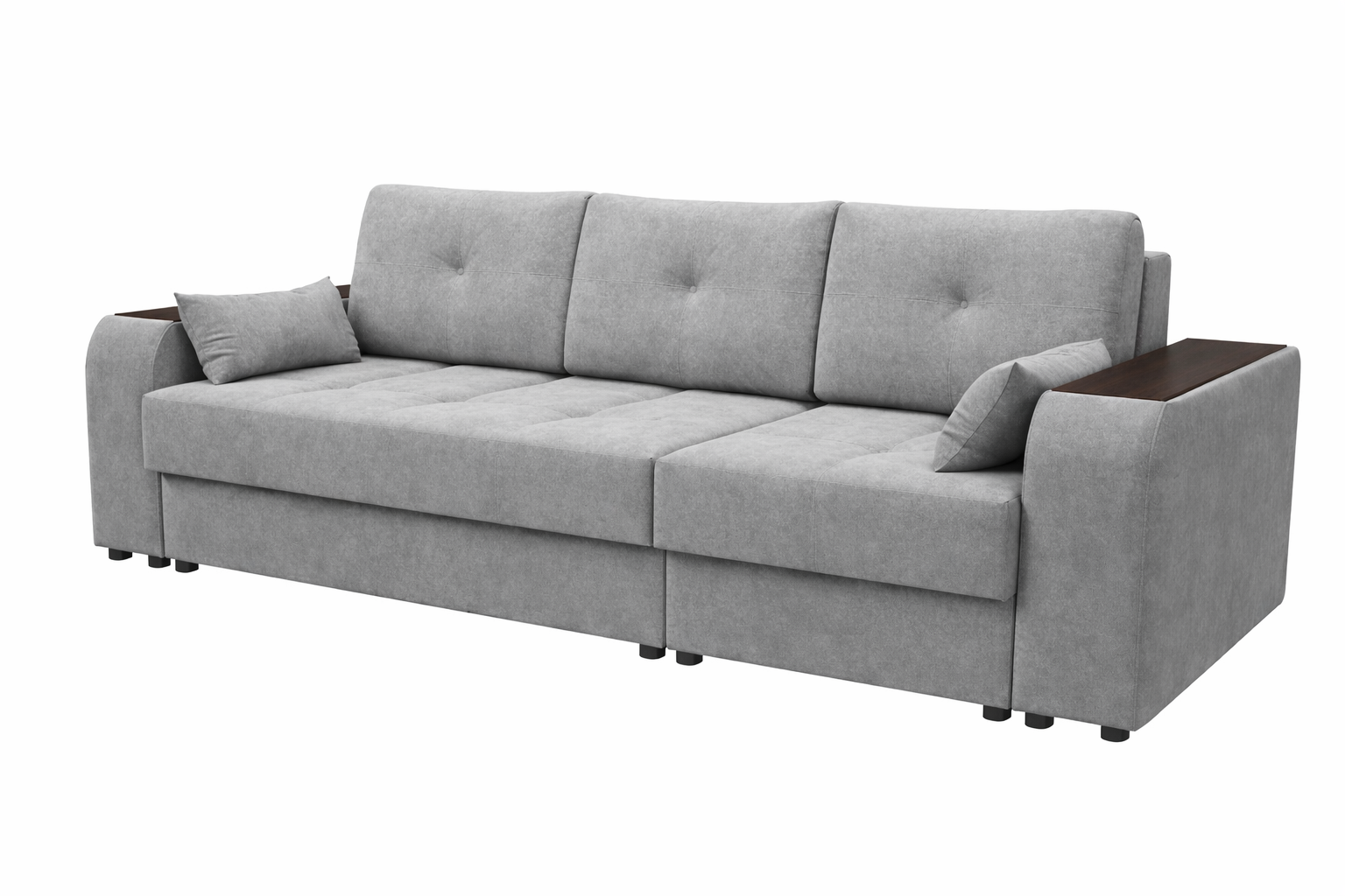 Диван Регина-15 (Остин 2) ДК+КК прямой Тк.WT 2366-15 (грей) 1 кат Регина