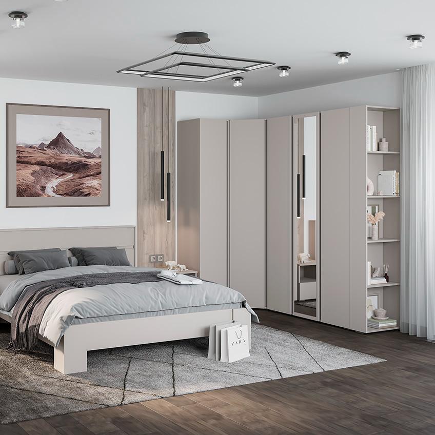 Люмо Стеллаж открытый СТЛ 01 200х2100х460 (Кашемир)