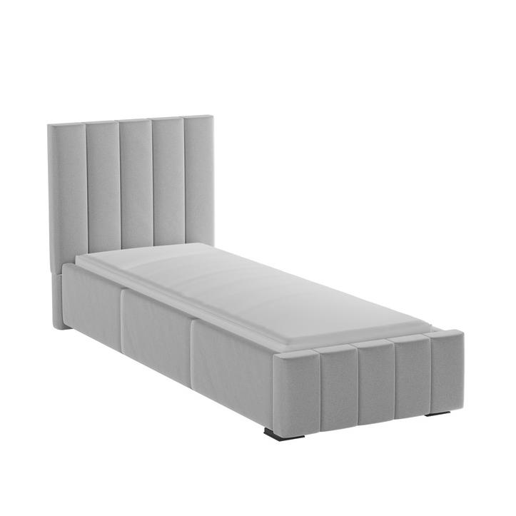 Корпус Нега интерьерной кровати (0,9м) светло-серый