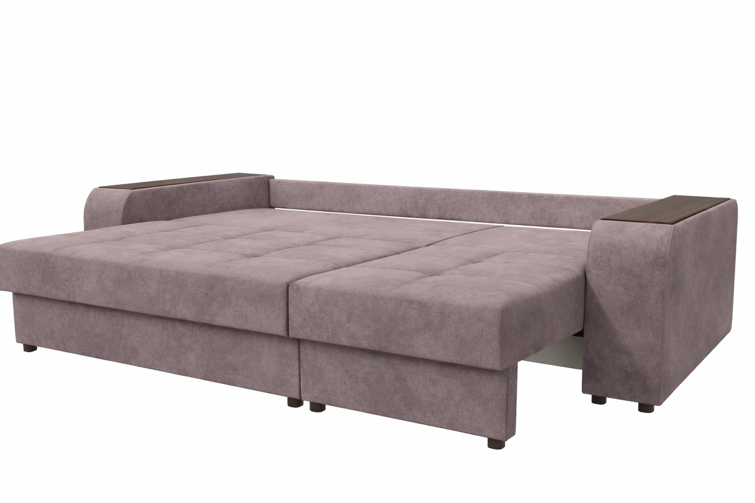 Диван Регина-15 (Остин 2) ДК+КК прямой Тк.WT 2366- 6 (какао) 1 кат Регина