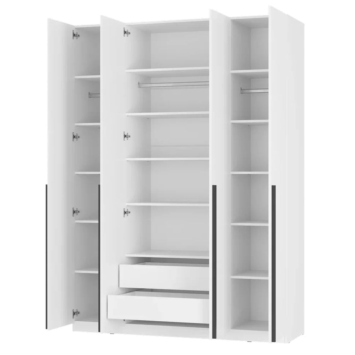 Шкаф 4-х створчатый "Айрон" ШК-13 белый