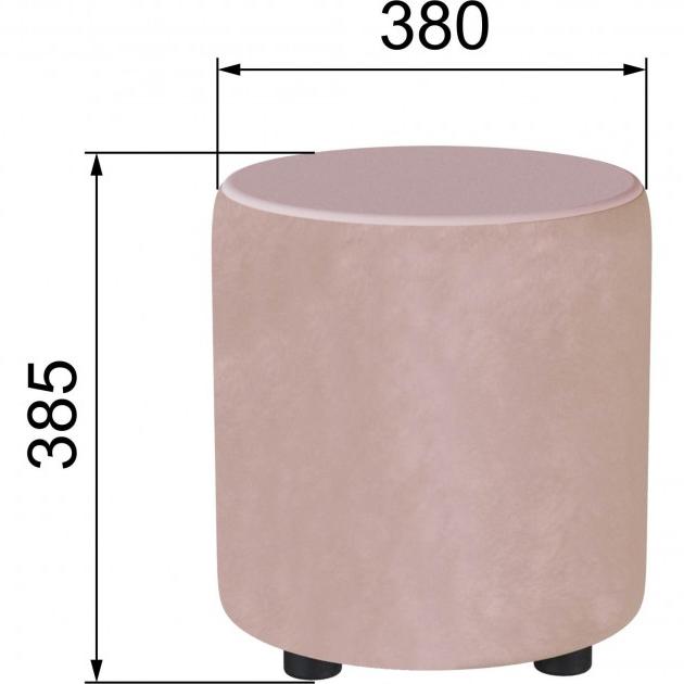 Пуф Пай пыльная роза/мдф пудра