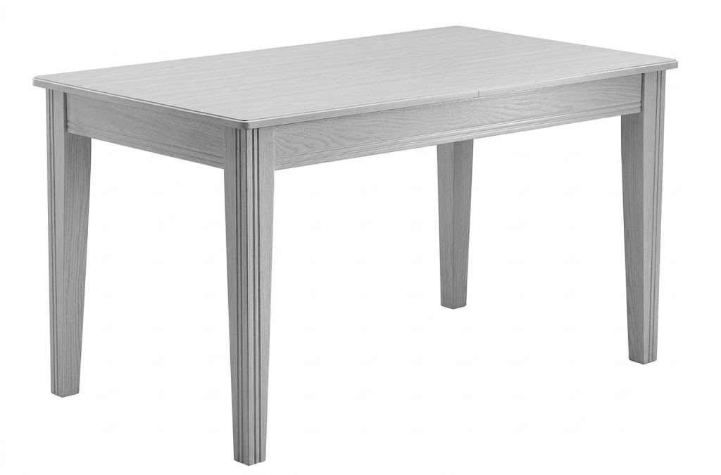 Стол Турин раздвижной массив бука 160 (210)*90 Белая эмаль