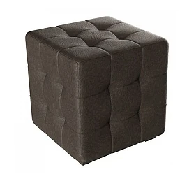 Пуф "Модерн 2" (опора пласт) - гольф коричневый