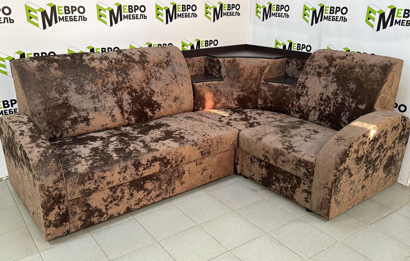 Диван угловой Лотос УД3 Тк.Джес 32 1 кат Евромебель