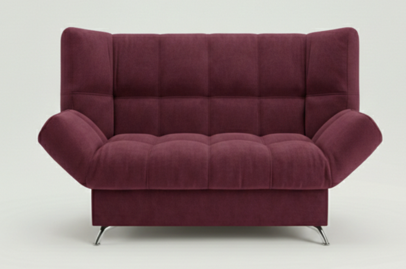 Диван Клик-кляк 8 ДК прямой Тк.SELFIE Merlot 2 кат Апогей