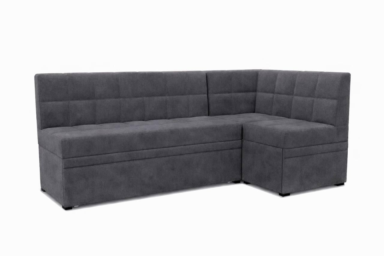 Диван угловой Регина-8 Бриз ДКУ правый Тк.Монако 07 графит 1 кат Регина