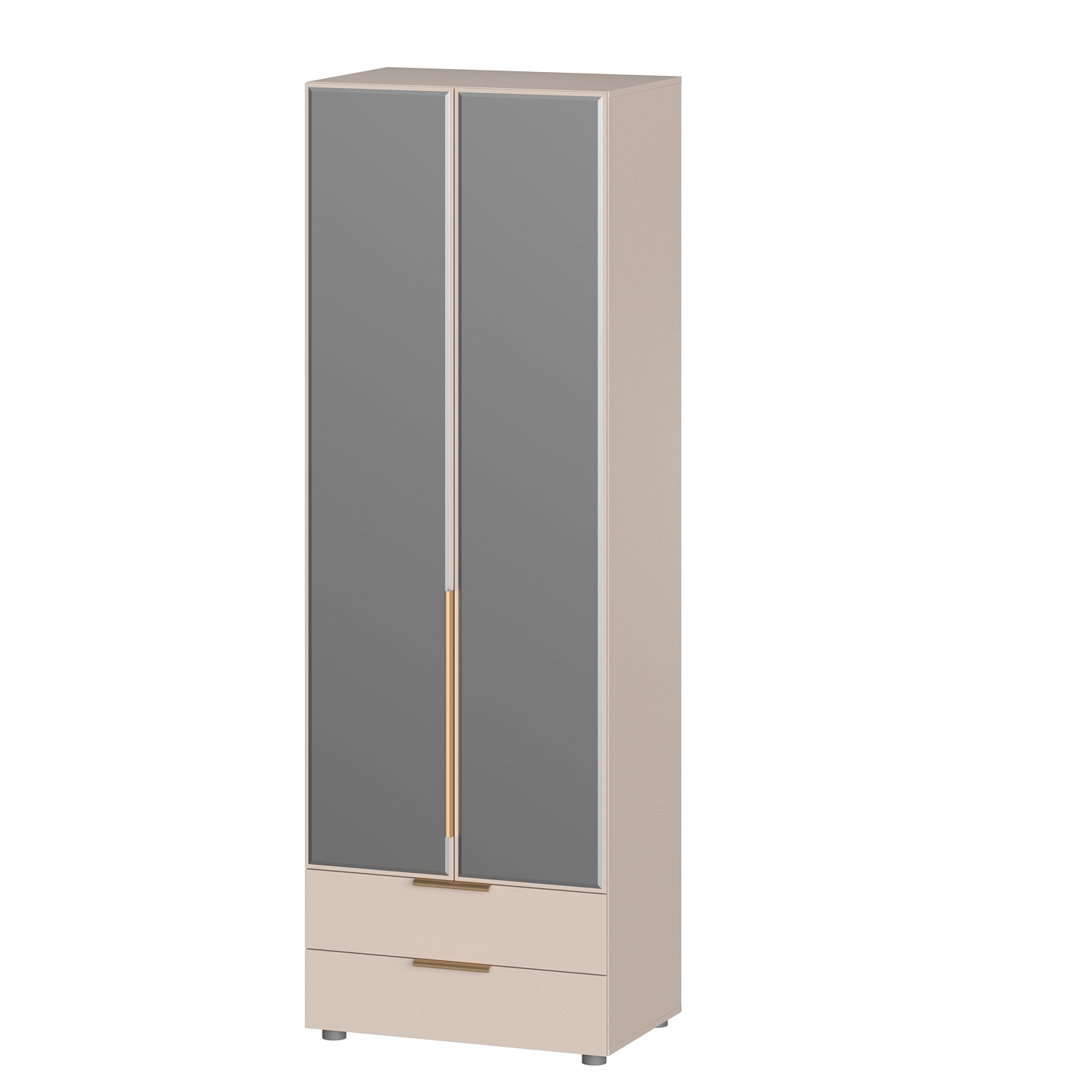 Хилтон Фасад 05/01/01  Шкаф 2х дв + 2ящ с зерк