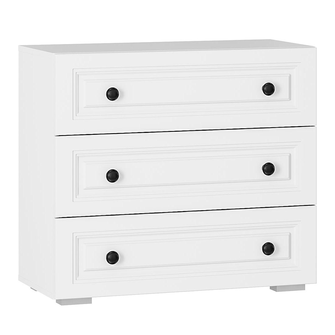 Комод "Софт" КМ-01 Белый/Эмаль белая (F26)