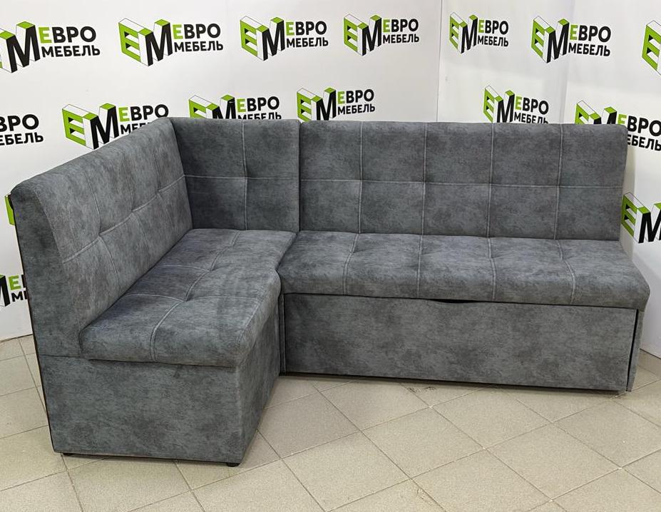 Диван угловой Визит (левый) Тк.Наполи 05 1 кат Евромебель