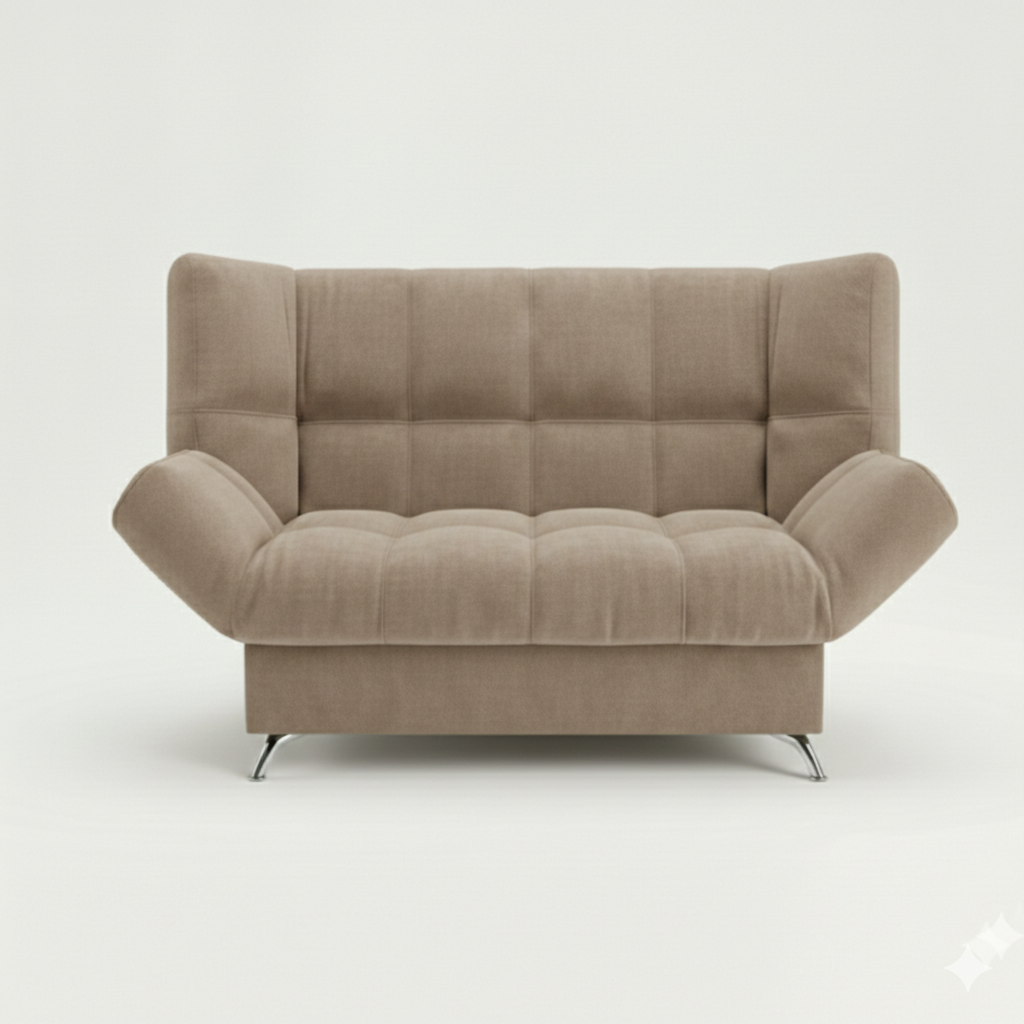 Диван Клик-кляк 8 ДК прямой Тк.CONNECT 25 UNIQ бежевый 1 кат Апогей