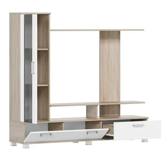 Гостиная Соло дуб сонома/белый