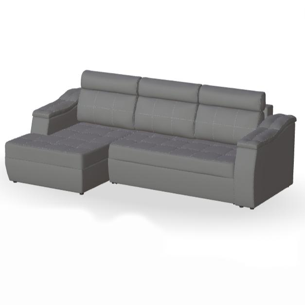Диван Бруно ДК NEW НБ Тк.Sensey Silver 4 кат Апогей