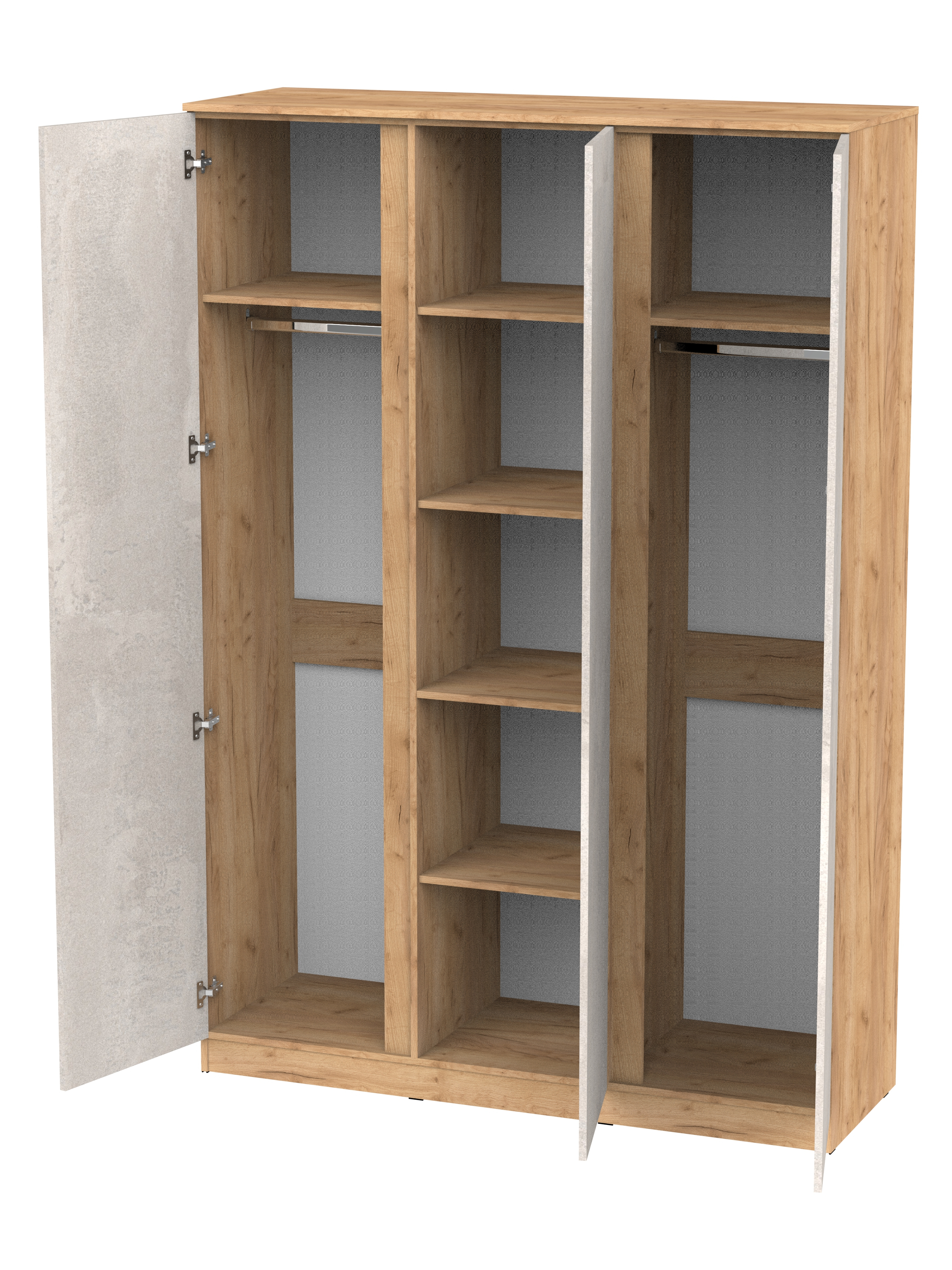 Шкаф БЕНТОН 3-х створчатый 1502х2200х520