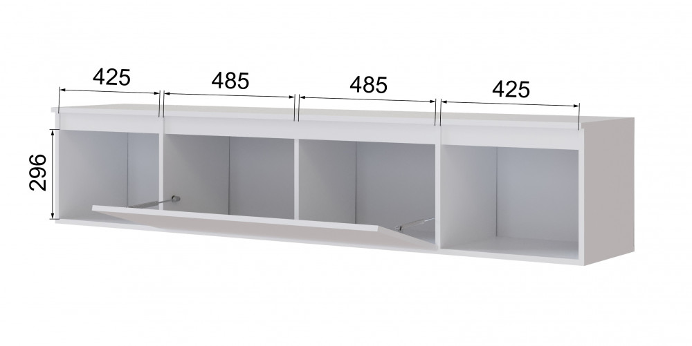 Гостиная Мэнкс Тумба ТВ МГТ-2 дуб крафт серый/камень серый