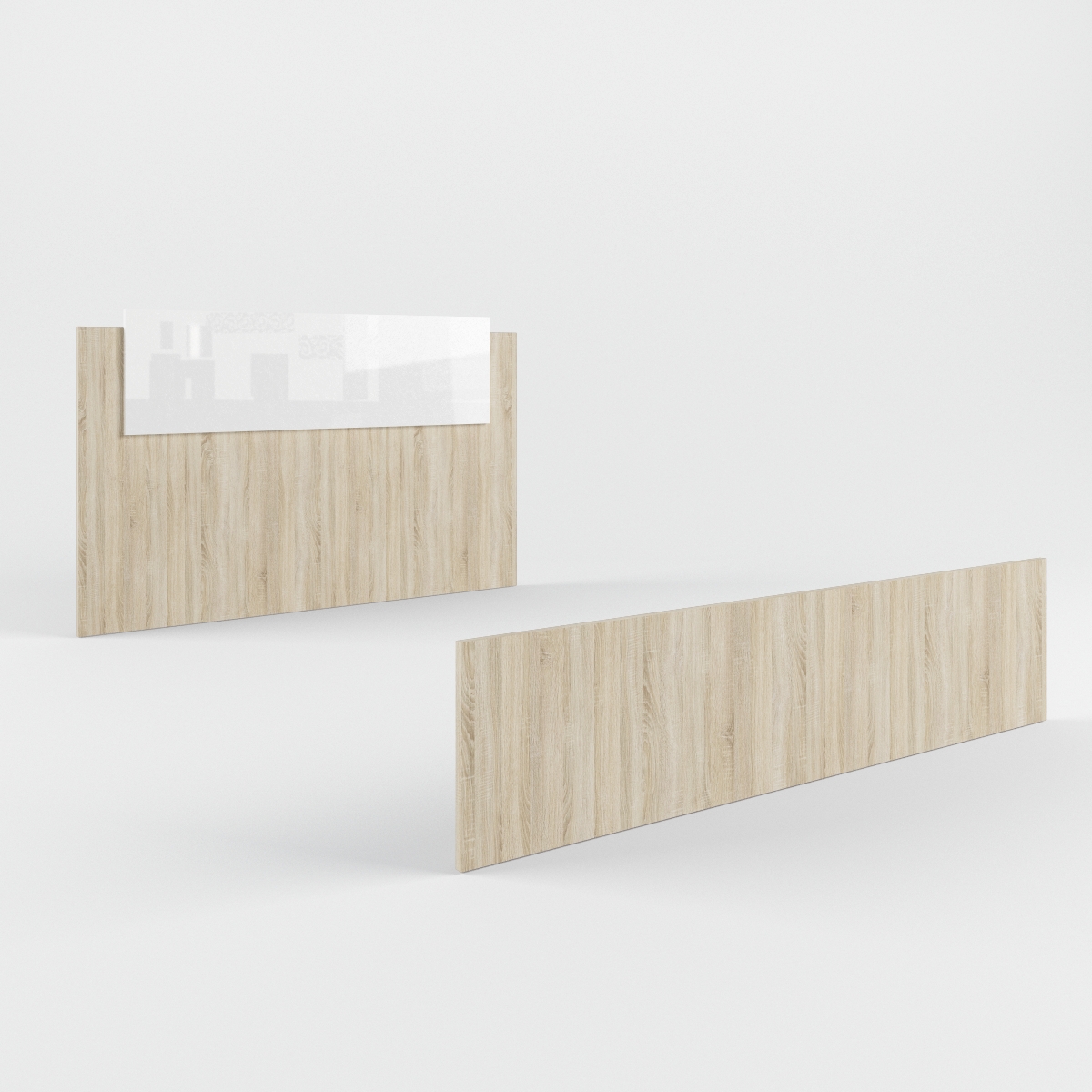 МС Софи Кровать Сонома/Белый СКР 1400.1 NEW